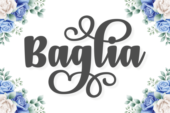 Baglia: An Elegant Script Font for Web Design