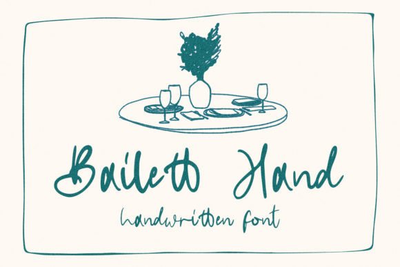 Bailett Hand: A Quirky Script Font for Authentic Design