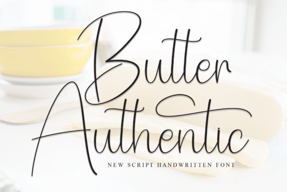 Butter Authentic: The Elegant Script Font for Web Design