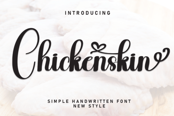 Chikenskin Typeface for Editorial Design
