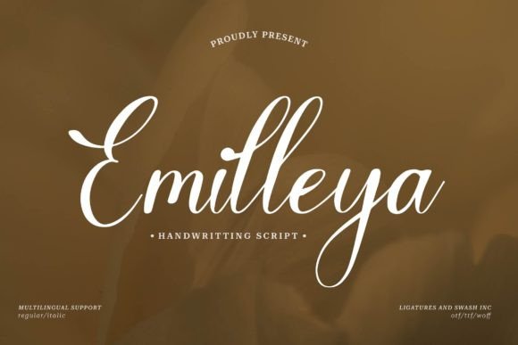 Emilleya: The Elegant Script Font for Marketers