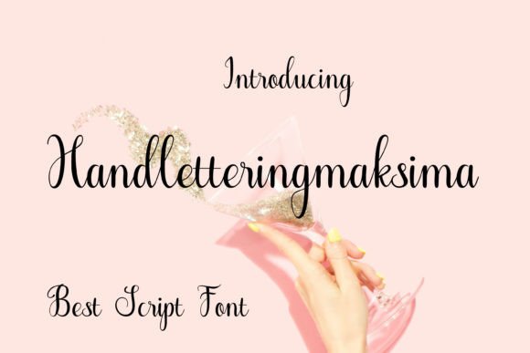 Handletteringmaksima: The Artistic Script Font for Marketers