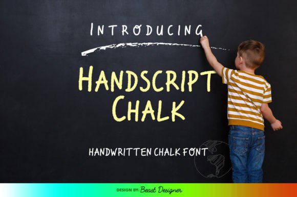 Handscript Chalk: A Nostalgic Script Font for Editorial Design
