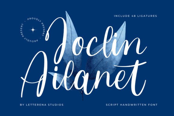 Joclin Ailanet: A Luxury Script Font for Branding