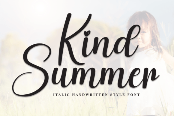 Kind Summer: A Stylish Script Font for Branding