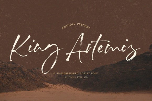 King Artemis: The Regal Script Font for Your Brand