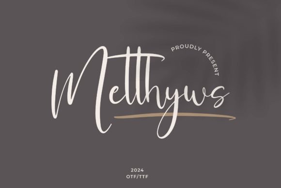 Metthyws: A Modern Script Font for Web Design