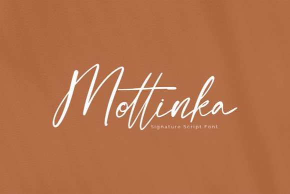 Mottinka: The Signature Script Font for Marketers