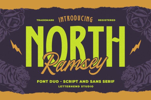 North Ramsey: A Vintage Font Duo for Editorial Design