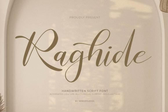 Raghide: The Handwritten Font for Modern Campaigns