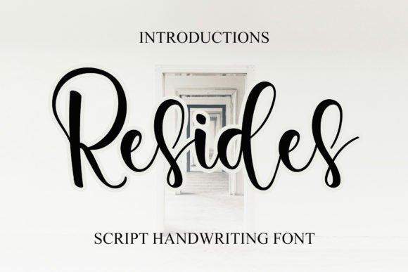 Resides: A Sweet Handwritten Script Font for Crafters