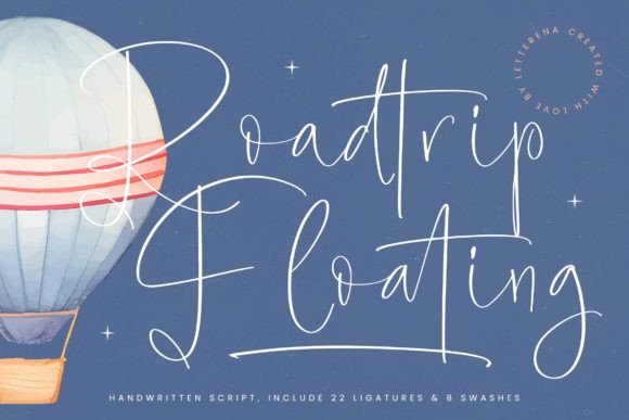 Roadtrip Floating: A Luxury Script Font for Web Design