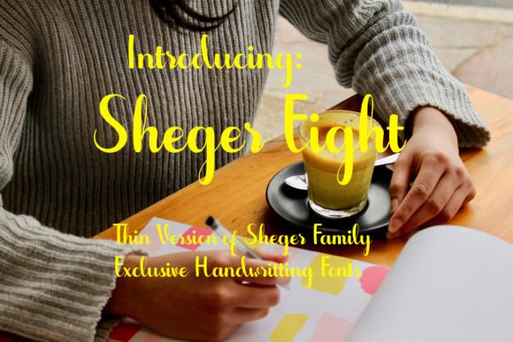 Sheger Eight: A Handwritten Script Font for Web Design