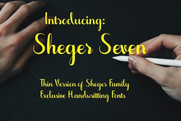 Sheger Seven: A Premium Script Handwritten Font Review
