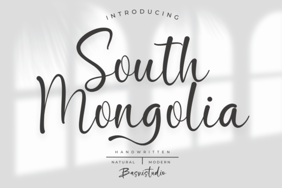 South Mongolia: The Elegant Script Font for Branding