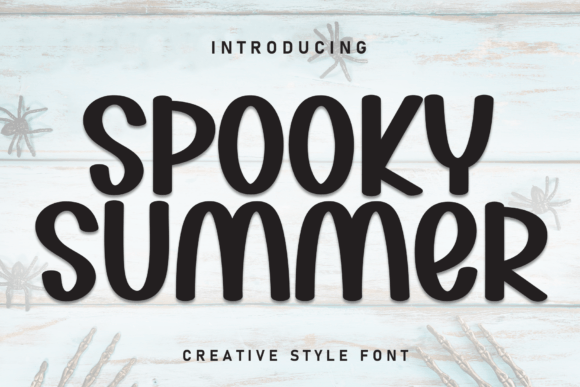 Spooky Summer: A Playful Script Font for Branding