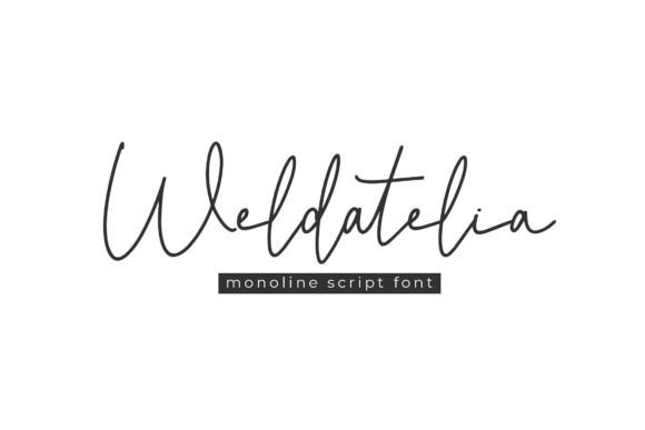 Weldatelia: An Exquisite Script Font for Editorial Design
