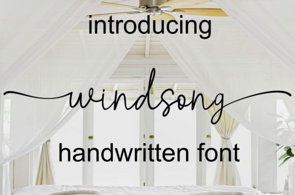 Windsong: The Elegant Script Font for Marketers